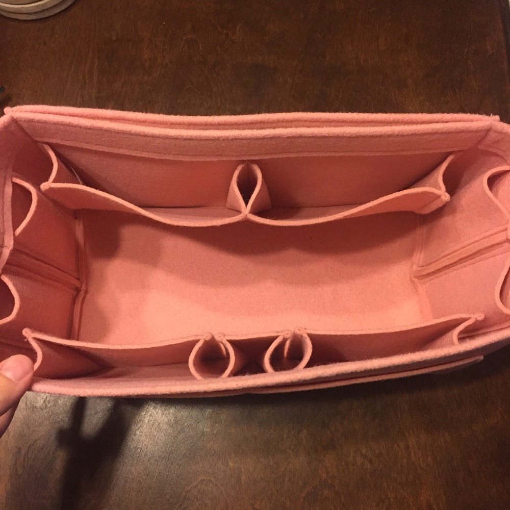 Rose Ballerine Organizer for LV Neverfull MM
